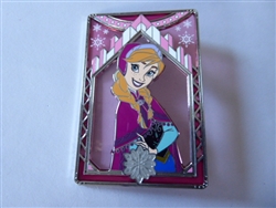 Disney Trading Pin 161237     Pink a la Mode - Anna - Frozen - Stained Glass