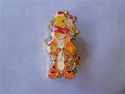 Disney Trading Pin 161290     Loungefly - Winnie the Pooh, Tigger, Piglet - Wrapped in Christmas Lights - Holiday