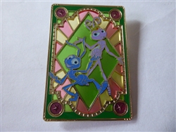 Disney Trading Pin  161415     Pink a la Mode - Flik and Princess Atta - Bug's Life - Pixar Stained Glass - Wave 1