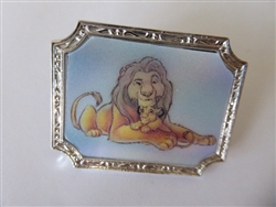 Disney Trading Pin   161472     Uncas - Mufasa and Simba - Lion King - Sketch Lenticular - Disney 100 - Black and White to Color