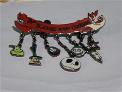 Disney Trading Pin 16150 DLR - Nightmare Before Christmas Family (Dangle)