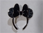 Disney Trading Pins 161514     Neon Tuesday - Minnie Mouse Earband – Black Spider Web Ears - Halloween