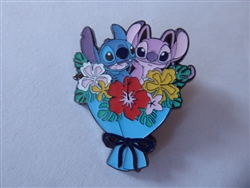 Disney Trading Pins 161585     Loungefly - Stitch and Angel - Lilo and Stitch - Bouquet of Tropical Flowers