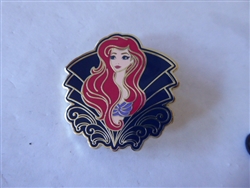 Disney Trading Pin  161810  Ariel - Princess Portrait - Black Background - Little Mermaid