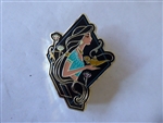 Disney Trading Pin 161813 Jasmine - Princess Portrait - Black Background - Lamp - Aladdin
