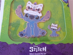 Disney Trading Pin 161821     PALM - Stitch - Disney Year Of The Dragon Set