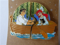 Disney Trading Pins 162078 Ariel and Eric - Little Mermaid - Set - Kiss the Girl Boat - Valentine's Day
