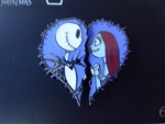 Disney Trading Pin 162108     Loungefly - Jack Skellington and Sally Set - Purple Heart - Nightmare Before Christmas