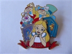 Disney Trading Pin 162470     Japan - Alice, White Rabbit, Tweedledee, Tweedledum, Mad Hatter, Doorknob