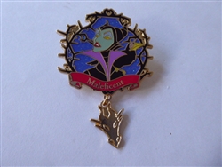 Disney Trading Pin 162492     Japan - Maleficent and Diablo - Sleeping Beauty - Thorns - Dragon Dangle - Raven