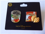 Disney Trading Pin 162599     TDR - Tomato and Beef Snacks Set - Popular Park Sweets