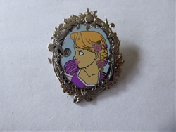 Disney Trading Pin 163200     Rapunzel - Cameo - Side Profile - Silver Frame - Portrait - Tangled