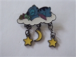 Disney Trading Pin 163537     Loungefly - Stitch and Scrump Sleeping on a Cloud - Stars and Moon