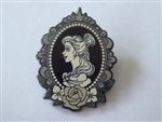 Disney Trading Pin 163792     Loungefly - Belle - Princess Black and White Cameo - Mystery - Beauty and the Beast