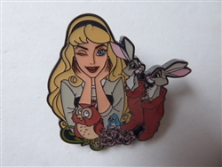 Disney Trading Pin 163815     Loungefly - Briar Rose, Owl and Rabbits - Princess and Sidekick - Mystery - Sleeping Beauty