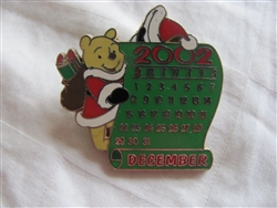 Disney Trading Pin  16387: DS - 12 Month of Magic Calendar Series (December / Winnie the Pooh)