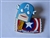 Disney Trading Pin 163963     DIS - Captain America - Superpower Pops - Star-Spangled Strawberry - Marvel - Scented Free-D