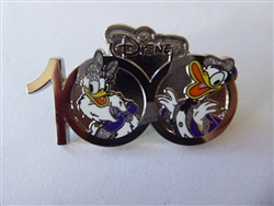 Disney Trading Pin 163970     Costco Travel - Donald and Daisy - Disney100 Gift