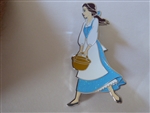 Disney Trading Pin 164159     PALM - Belle - Beauty and the Beast - Standing Walking Profile