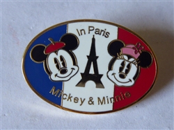 Disney Trading Pin  16423 Japan Disney Store - Mickey & Minnie In Paris (Oval)