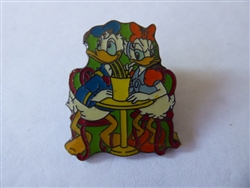 Disney Trading Pin 1644 Germany ProPin - Donald Duck and Daisy Sipping Soda