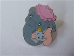 Disney Trading Pin 164973     PALM - Dumbo and Mrs Jumbo - Hugging - Core Line