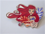 Disney Trading Pin 165094     DLP - Ariel - Starfish - Floral Princess - Little Mermaid