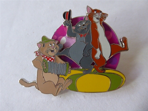 DLP - Scat Cat, Peppo, Thomas O'Malley - Pin Trading Day - Aristocats