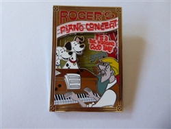 Disney Trading Pin 165932     Roger's Piano Concert - It's Showtime Posters - Tail Wagging Good Time - July - 101 Dalmatians - Perdita and Pongo