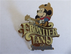 Disney Trading Pin 16615 DLR - Land Series (Frontierland/Mickey)