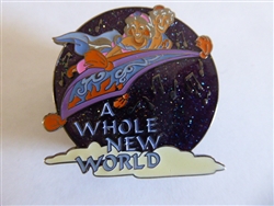 Disney Trading Pin 16655 Magical Musical Moments - A Whole New World (Purple) Musical