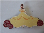 Disney Trading Pin 167583     DLP - Belle - Roses - Beauty and the Beast