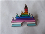 Disney Trading Pin 167980     DL - Sleeping Beauty Castle - Rainbow - Pride