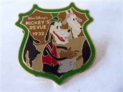 Disney Trading Pin 16861 M&P - Goofy & Dippy Dawg - Mickeys Revue 1932 - History of Art 2002