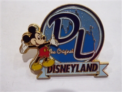 Disney Trading Pin  16900 Disneyland Letters Mickey Mouse (3D)