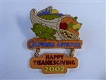 Disney Trading Pin   16903 DCA - Thanksgiving 2002 (Dangle)