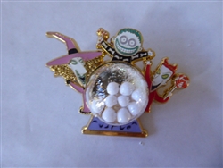 Disney Trading Pin 169163     Loungefly - Lock, Shock and Barrel - Snowglobe - 30th Aniversary - Nightmare Before Christmas