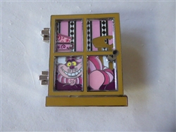 Disney Trading Pin 169248     DPB - Cheshire Cat - Disney Cats in Windows - Hinged - Alice in Wonderland