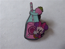 Disney Trading Pin 169301     Loungefly - Minnie - Strawberry - Mickey and Friends Fruit Juice Bottles - Chibi - Mystery