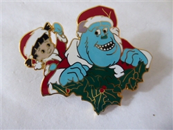Disney Trading Pins  16961 DS - Boo and Sulley - Christmas Wreath - 12 Months of Magic