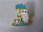 Disney Trading Pin 169693     Loungefly - Baymax and Mochi - Walking in Rain and Puddle with Blue Umbrella - Big Hero 6