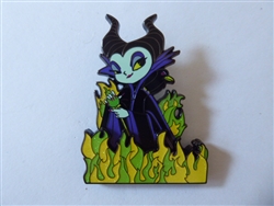 Disney Trading Pin  169950     PALM - Maleficent - Yellow and Green Flames - Sleeping Beauty