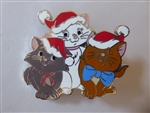 Disney Trading Pin 169952     DLP - Marie, Berlioz, Toulouse - Kittens in Santa Hats - Christmas 2024 - Aristocats