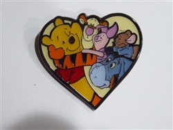 Disney Trading Pin 170621     Loungefly - Pooh and Friends - Winnie the Pooh Hug Hearts - Mystery