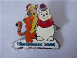 Disney Trading Pin  17081 UK Disney Store - Christmas 2002 (Tigger with Pooh Snowman)