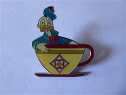Disney Trading Pin  1717 DLR - Mad Hatter Tea Cup Ride Series (Donald Duck) epoxy prototype