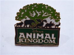 Disney Trading Pins Animal Kingdom 5-Animal Logo - Green/White