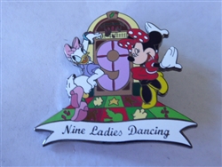 Disney Trading Pin   17789 DLR - Twelve Days of Christmas (9 Ladies Dancing)