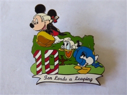 Disney Trading Pin  17790 DLR - Twelve Days of Christmas (10 Lords a Leaping)