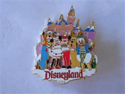 Disney Trading Pin 17920 DLR - Large Winter 2002 at Disneyland (Fab 5) 3D